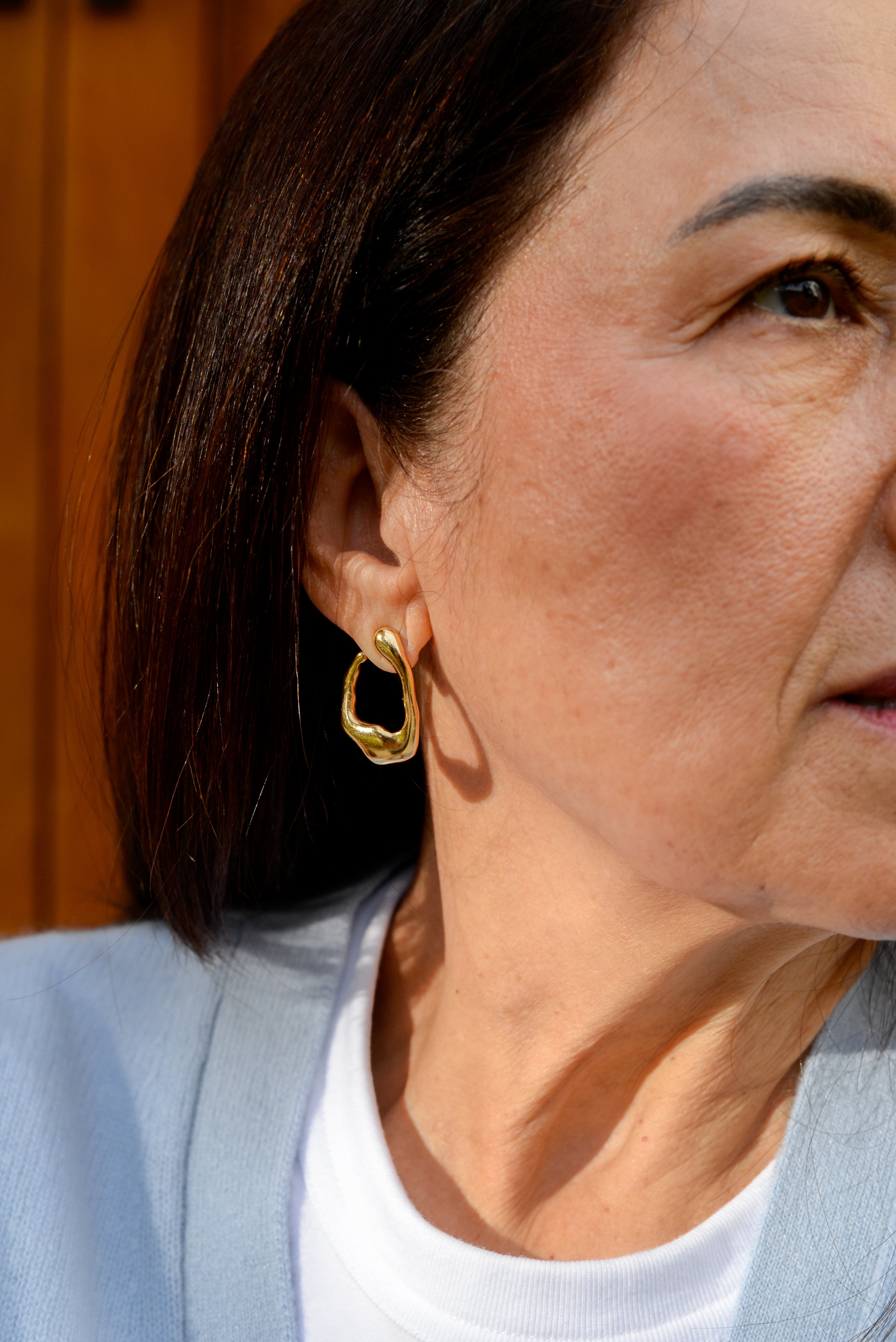 Reese Open Oval Earrings