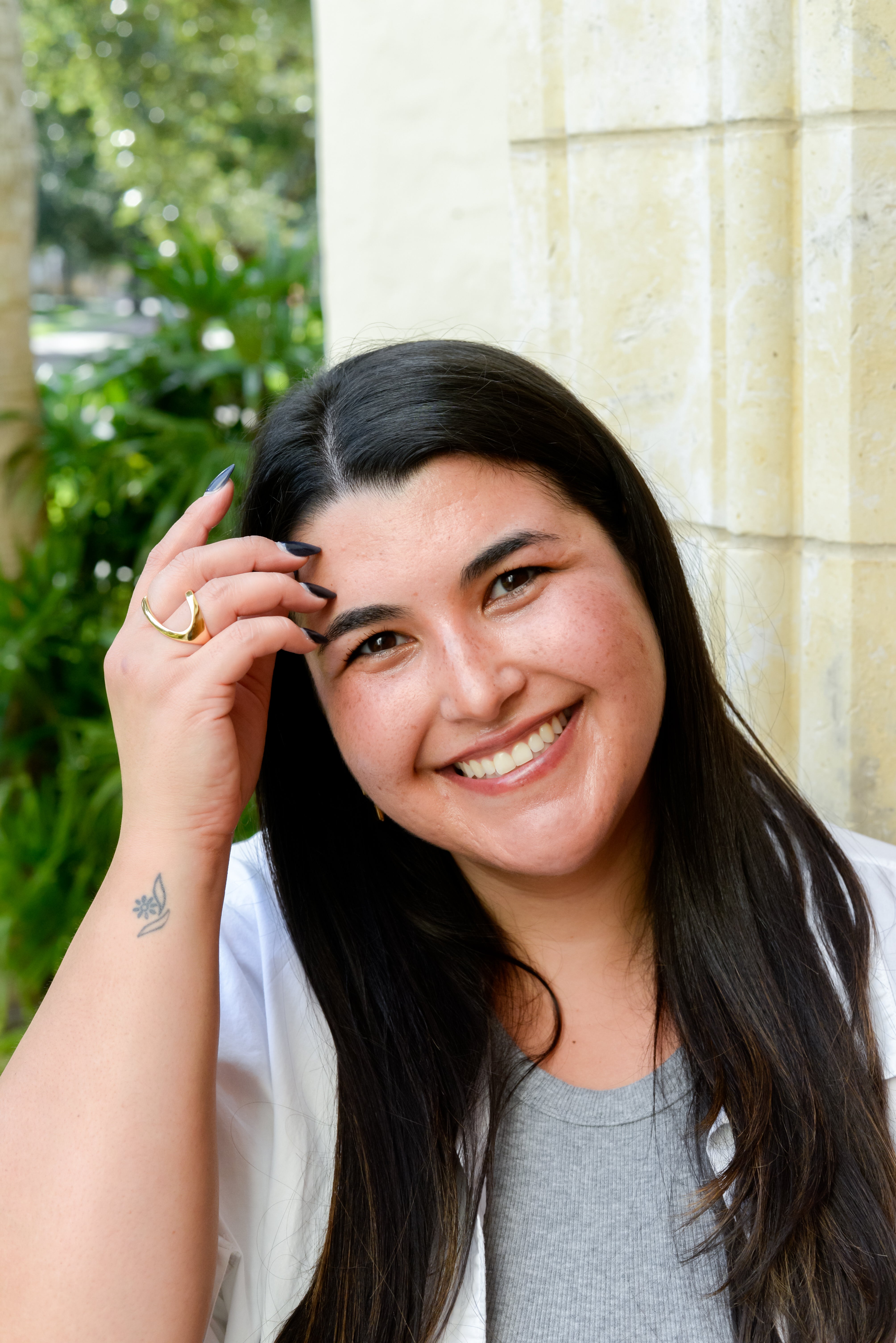 Ariana Two Finger Ring (Adjustable)