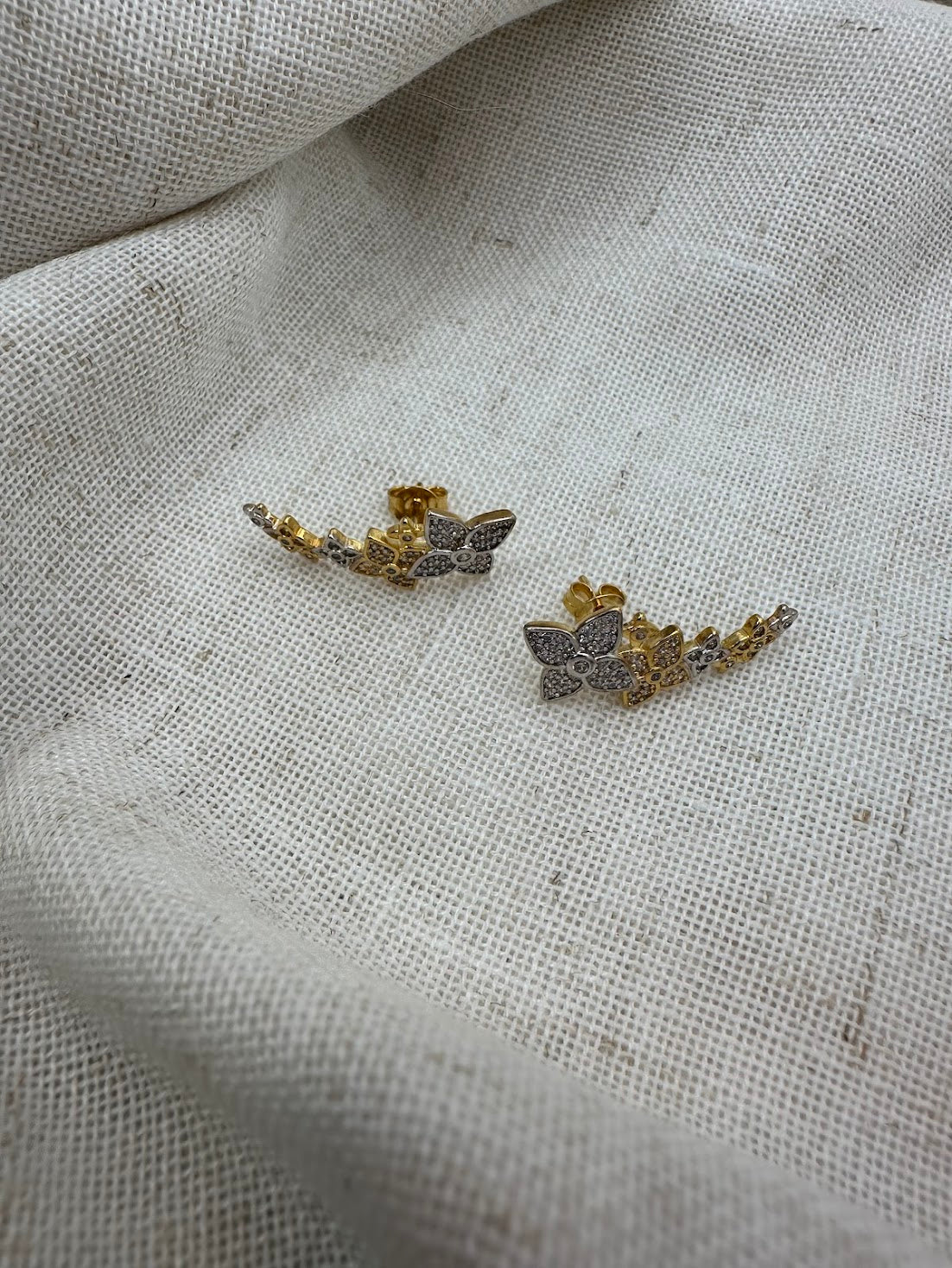 Ana Flower Ear Climbers