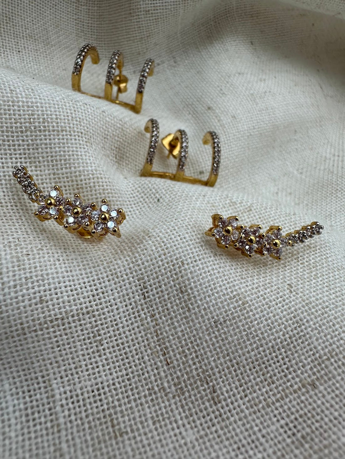 Ana Flower Ear Climbers